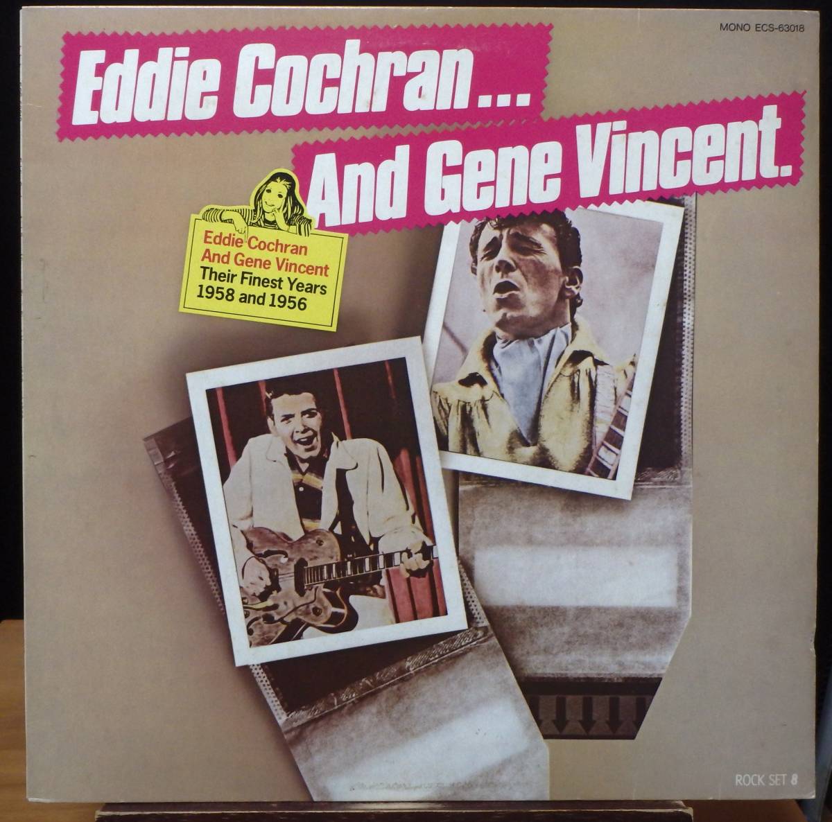 【VPS192】EDDIE COCHRAN And GENE VINCENT「Their Finest Years 1958 And 1956」, 81 JPN Compilation ★ロックンロール/ロカビリー拍卖