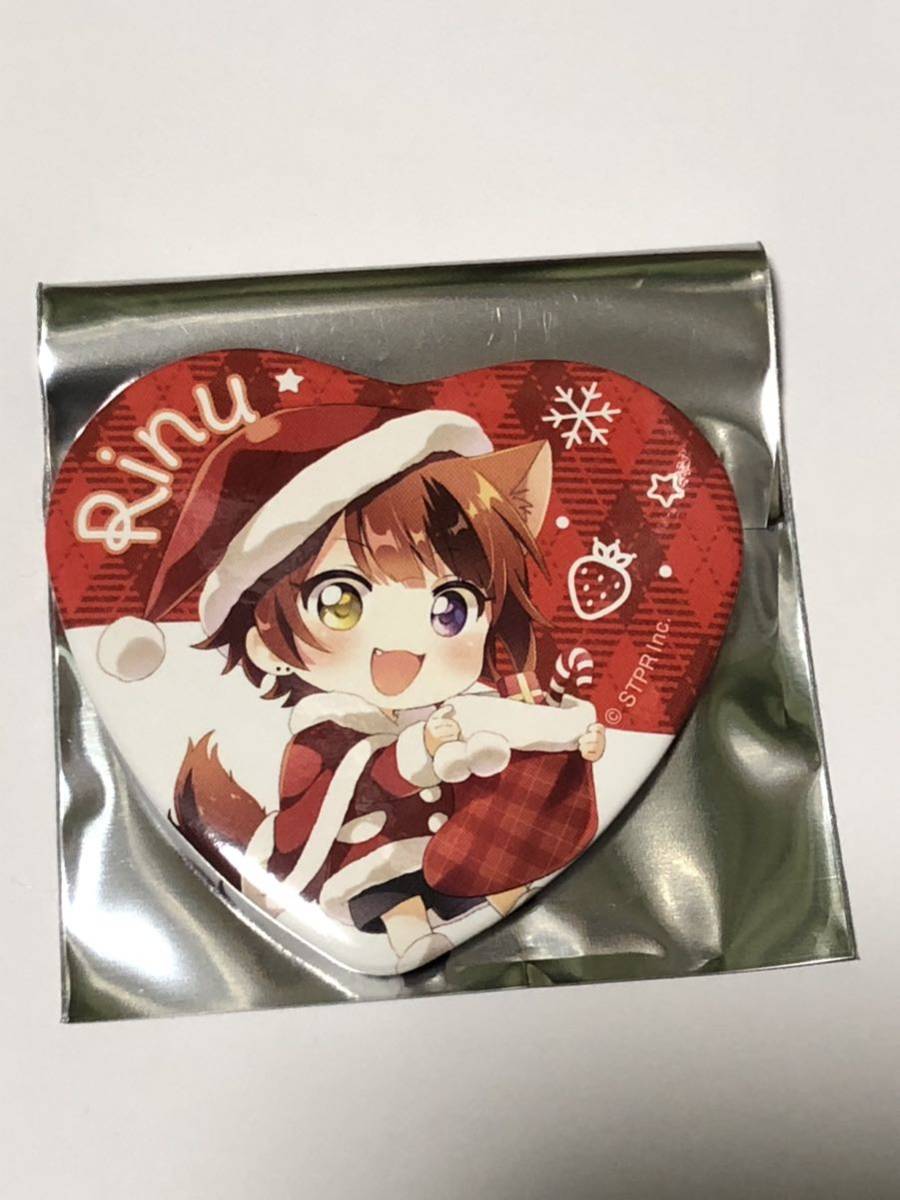 すとぷり クリスマスコレクション ハート缶バッジ りいぬ①拍卖