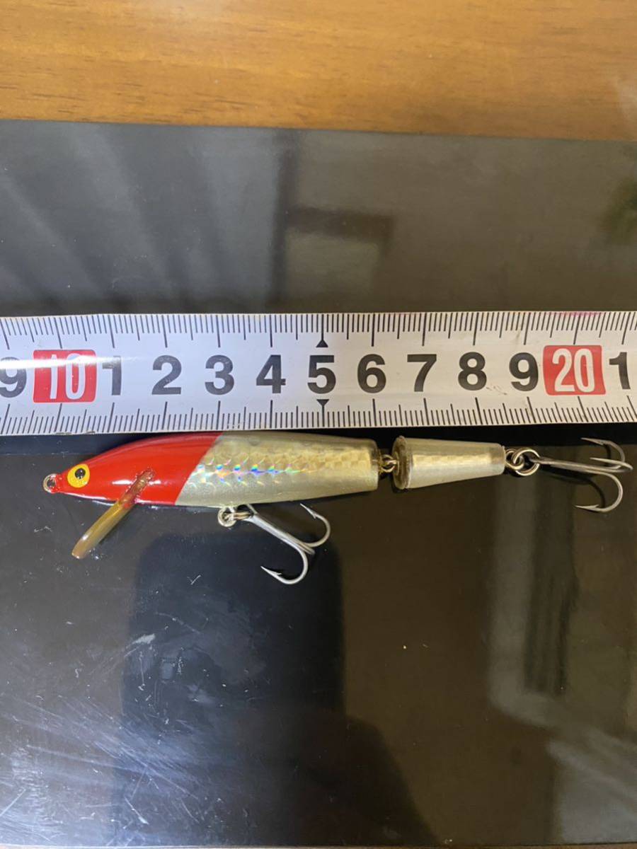 廃番 オールド OLYMPIC LURE フレクトライトジョイントミノーオリムピック ボーマー レーベル コーデル 8.5cm 8.6g B級 ゴールド反射板 銀拍卖