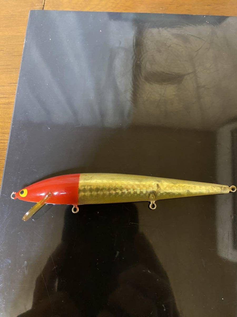 オールド オリムピック フレクトライト ミノー MINNOW バス 11.5cm 8.3g ボーマー レーベル 反射板入 B級 フローティング ジャークベイト 拍卖