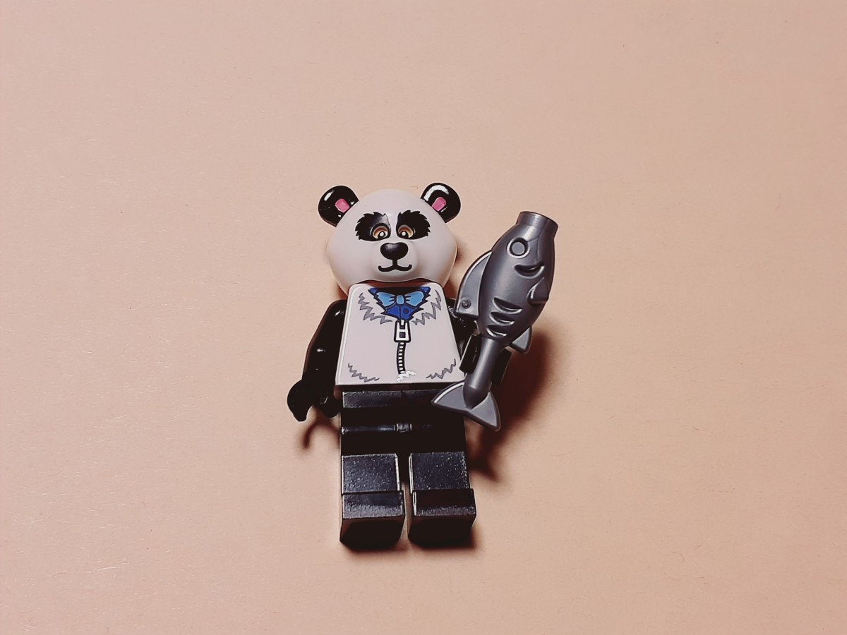 LEGO 正規品 パンダ ミニフィグ 着ぐるみ 魚 レゴ ブロック 動物 アニマル フィギュア拍卖