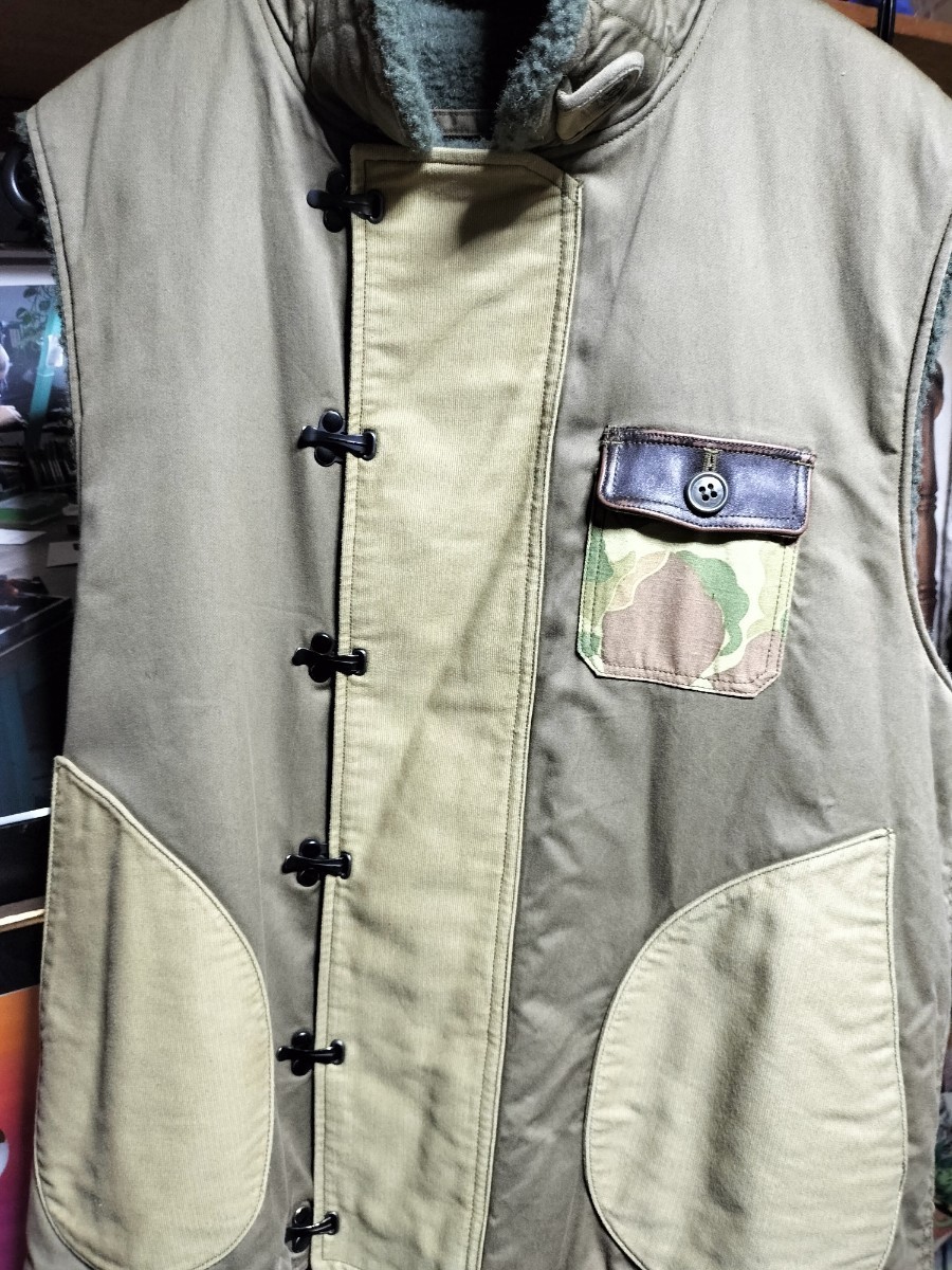 当時物!ビンテージ!バズリクソンズ RB12392!フックモデル WGⅢ 防寒デッキフライトジャケット・ベスト!極美品!MA-1・B-3拍卖