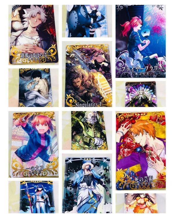Fate/Grand Order Arcade FGO AC アーケード カード 12枚セット クー・フーリン マシュ 刹那のまほろば ファイアーフラワー 死の芸術拍卖