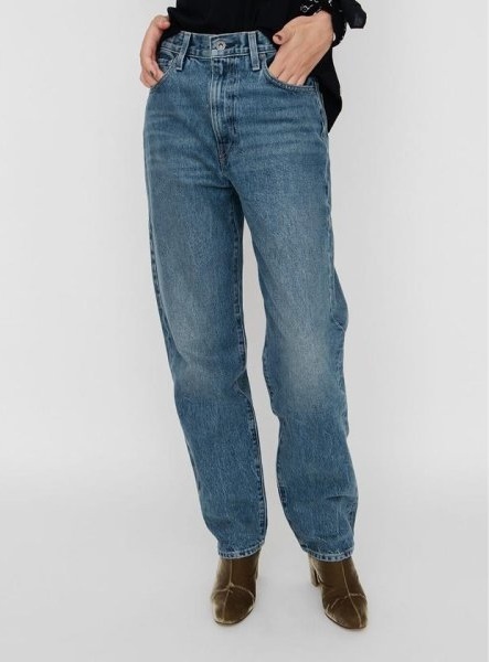 美品 Levi's MADE&CRAFTED THE COLUMN COASTAL BLUE 28/30 リーバイス ダッド デニムパンツ拍卖