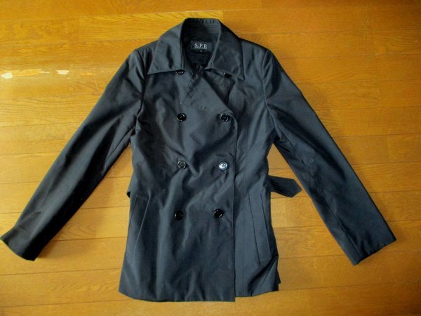 S.P.R M.DEUX/エムドゥ◇ショートコート BK サイズ38 ライナー無し 拍卖