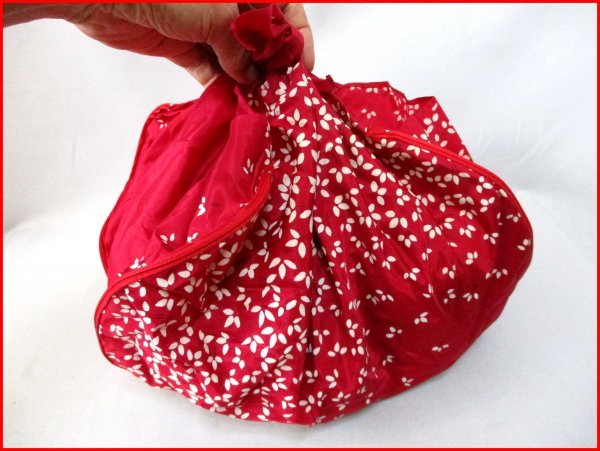 みやび 2way 手提げバッグ・風呂敷◇アセテート RD 70×70cm 拍卖