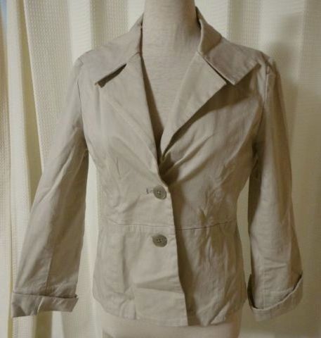 EddieBauer エディバウアー ベージュ ストレッチジャケット PXS拍卖