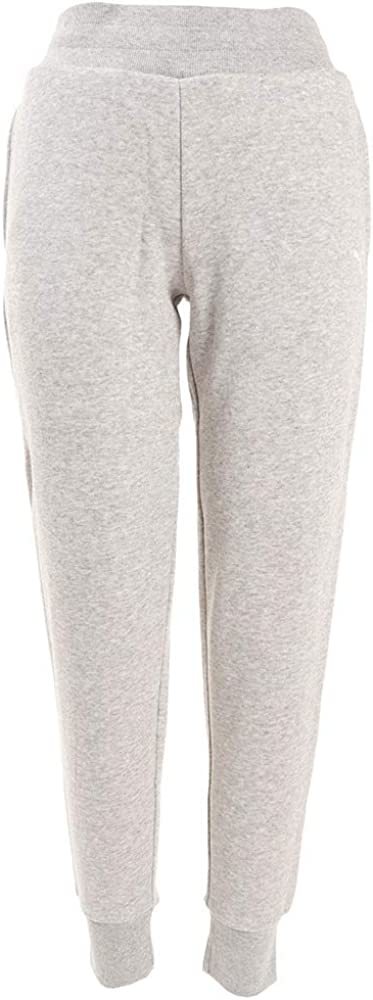 【KCM】Z-puma-162-S★展示品【PUMA/プーマ】レディース スウェットパンツ 裏起毛 580963-04 ライトグレーヘザー サイズ S拍卖