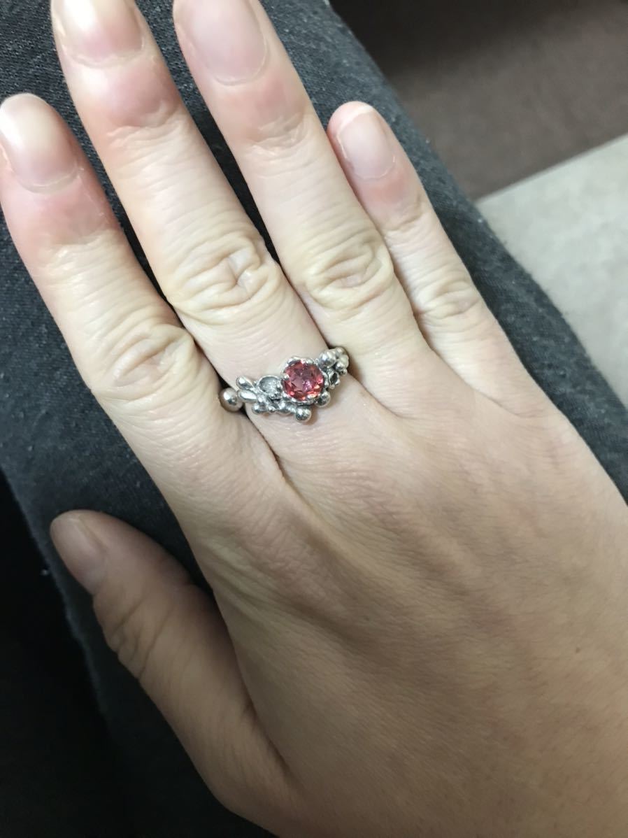 shu.shu.me ピンクトパーズリング 13号拍卖