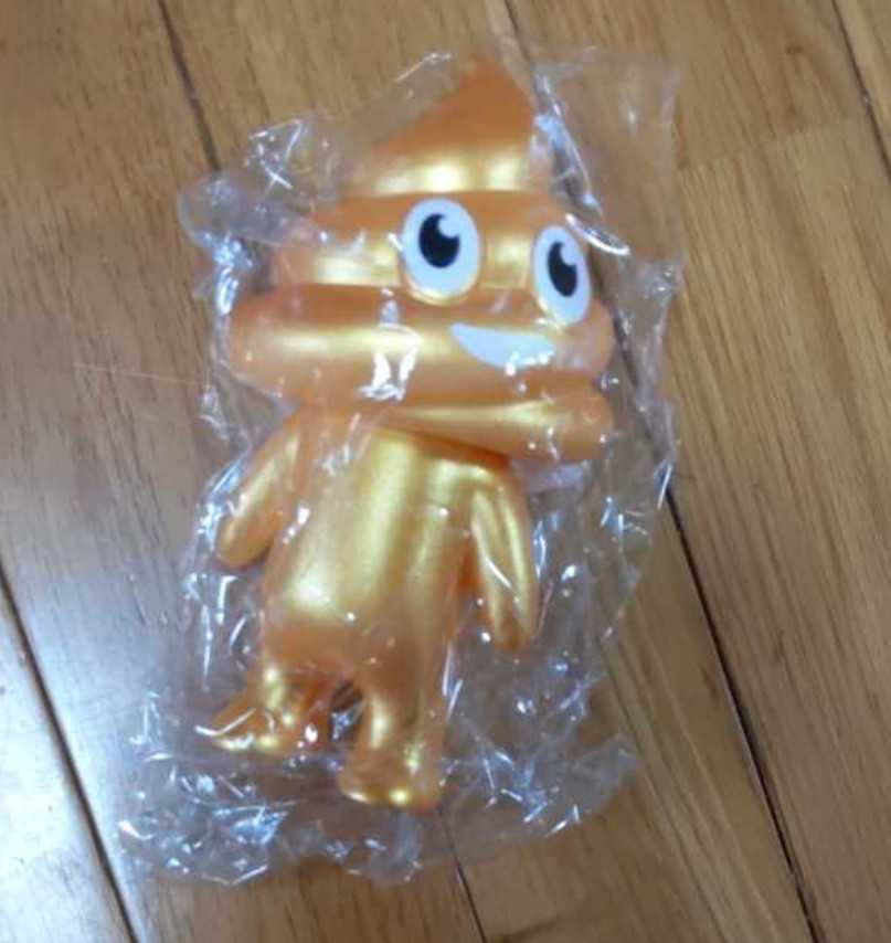 うんちくん ソフビフィギュア ゴールド 金 うんち拍卖