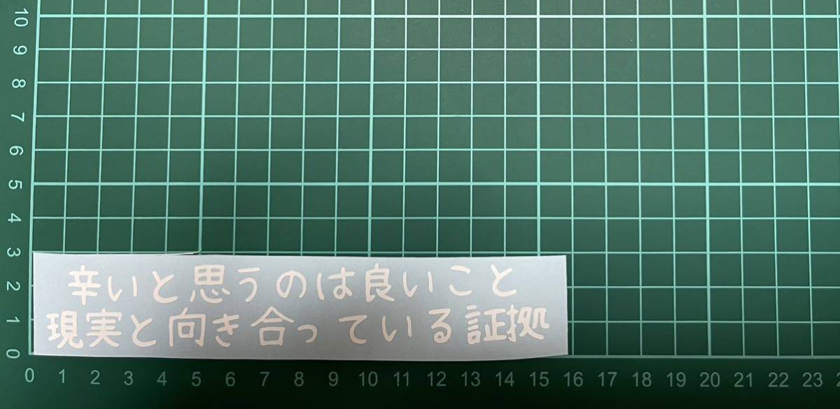 カッティングステッカー 詩 車 バイク シール ステッカー トラック デコトラ ポエム 切り抜 文字拍卖