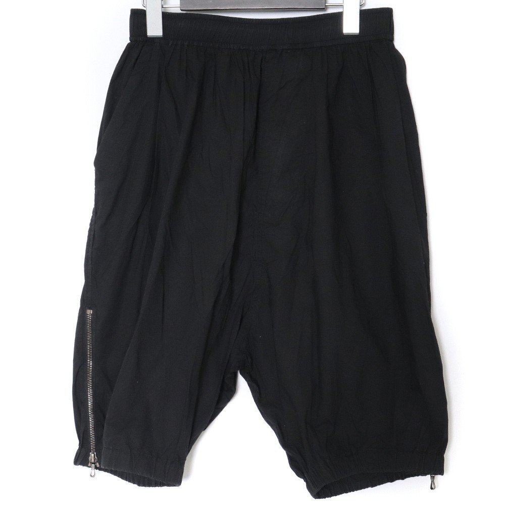 NILOS 19SS Side Gusset Zip Short Pants サイズ1 ブラック 660PAM8-BK ニルズ サイドジップ ショートパンツ ショーツ拍卖