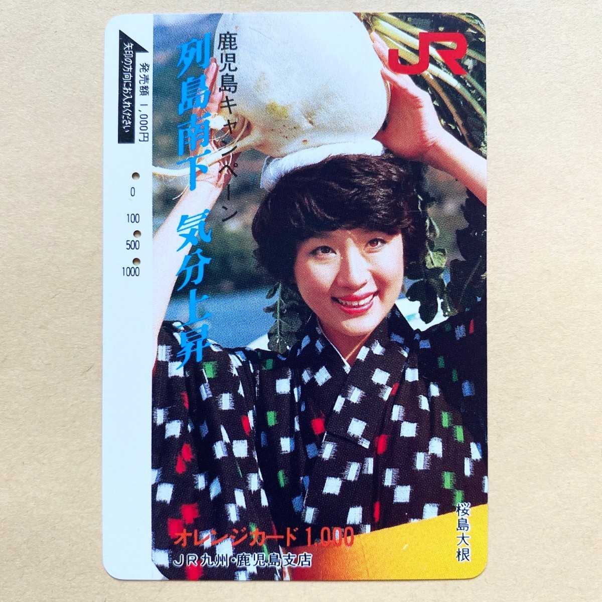 【使用済】 オレンジカード JR九州 鹿児島キャンペーン 列島南下 気分上昇拍卖