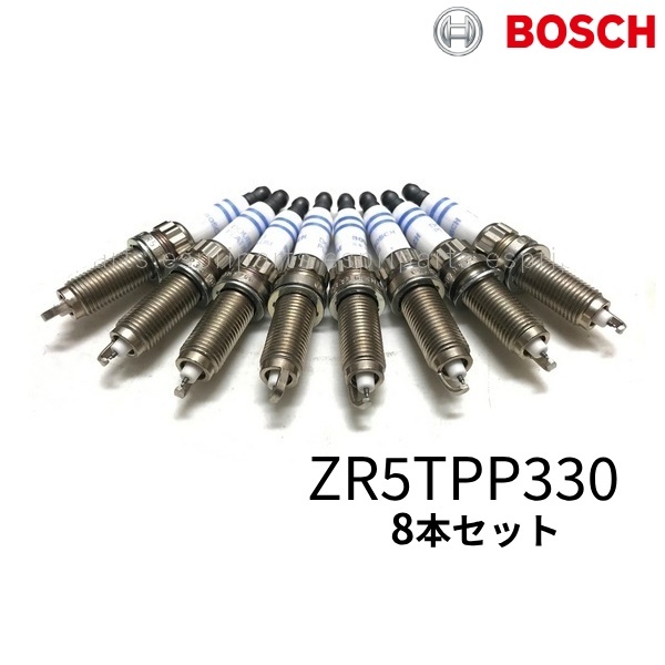 BMW F12 F13 F06 650i M6 スパークプラグ 8本セット BOSCH製 ZR5TPP330拍卖