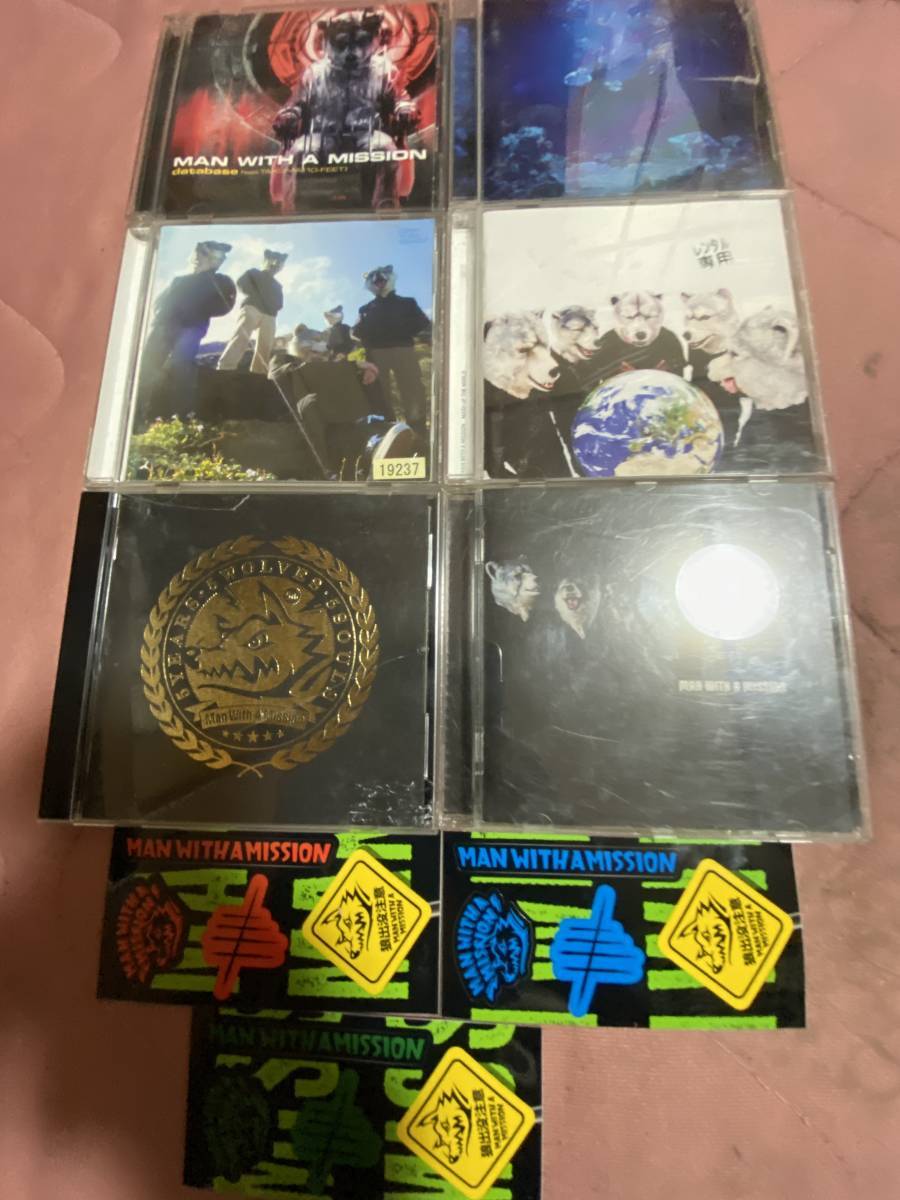 MAN WITH A MISSION ベストアルバム CD+アルバム CD+シングル CD CD DVD 計6枚セット(ステッカー3枚おまけ)拍卖