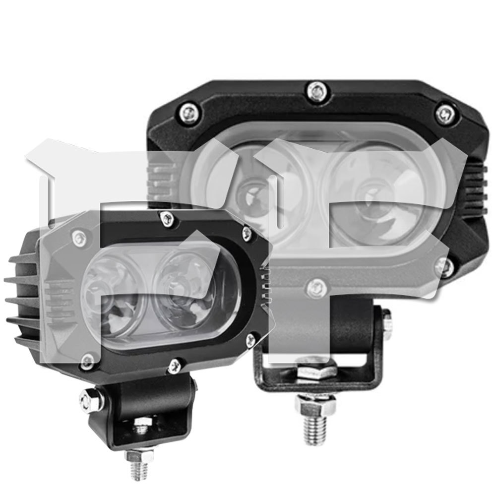 4インチ LED ワークライト 作業灯 40W 4000LM ホワイト 広角狭角一体型 スポットライト フォグランプ UTA ATV SUV オートバイ 2個拍卖