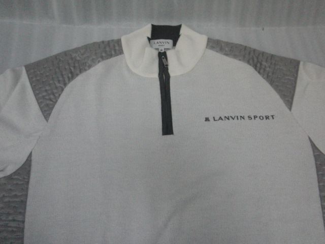 ★LANVIN SPORT ニットセーター 42サイズ 日本製 デサント 値下げ交渉可・中古 ★拍卖
