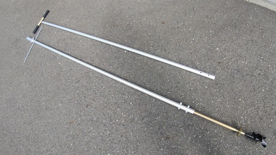 【説明書付き】井戸掘り器 キット(DIY)径75mmオーガ 全長6m仕様(延長追加可)拍卖