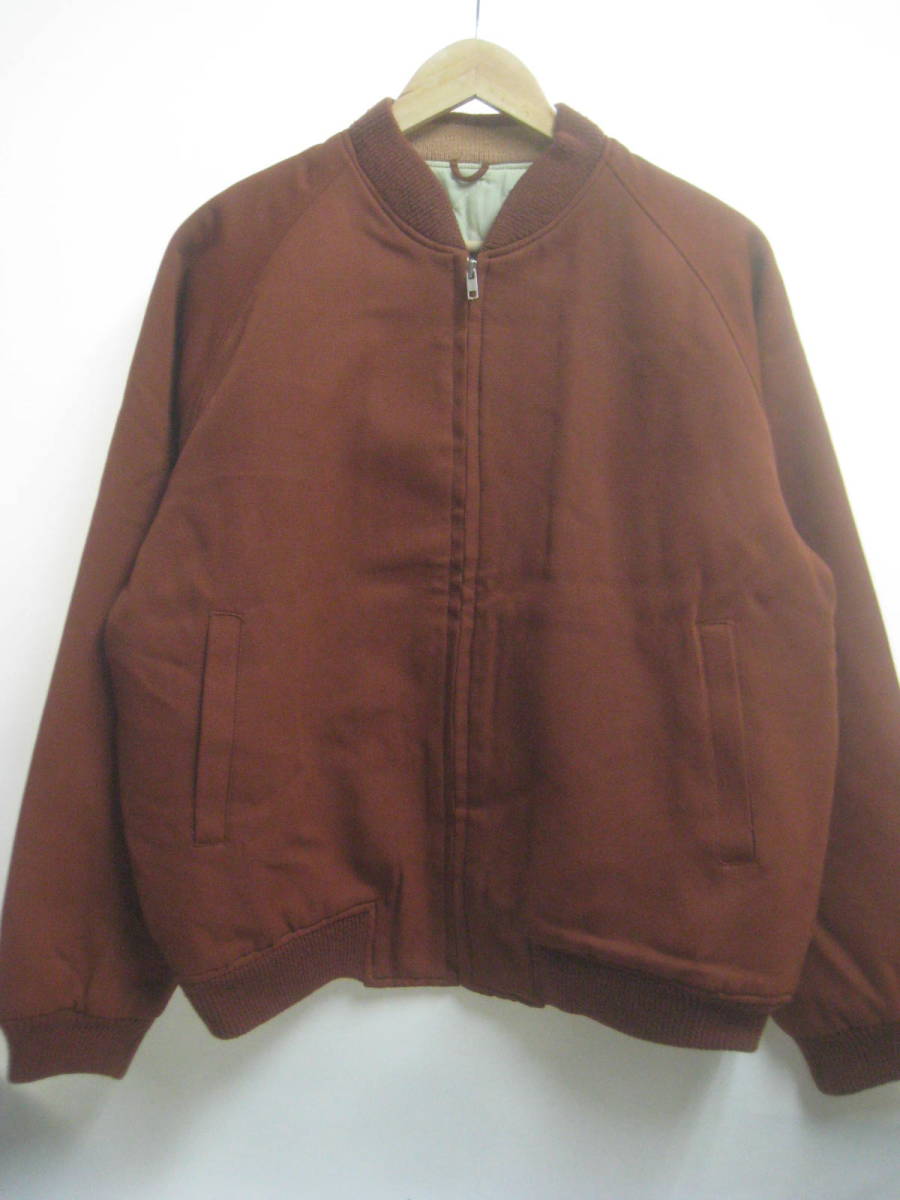 一点物!! メーカー不明 ビンテージ 日本製 ジップアップブルゾン ジャンパー 無地 希少拍卖