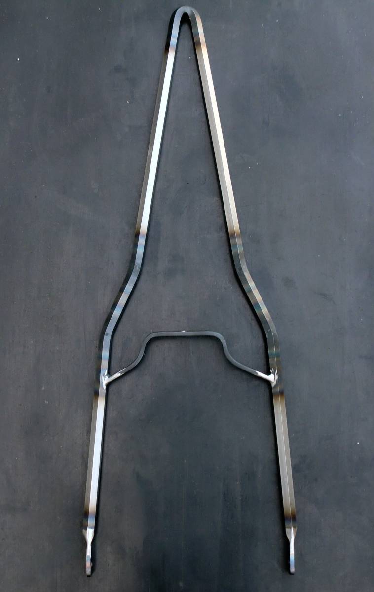 C017 ソフテイル ベルトドライブ ヘキサゴン六角シーシーバー フラットフェンダー用 800mm ワイド トップ曲げ無し 国産車 汎用品拍卖