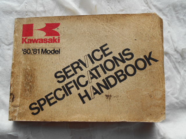 kawasaki サービス 仕様 ハンドブック 80~81年度 中古本拍卖