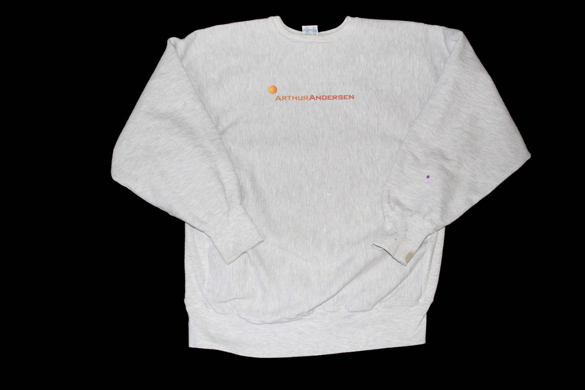 CHAMPION REVERSE WEAVE ARTHUR ANDERSEN CREWNECK チャンピオン リバース拍卖