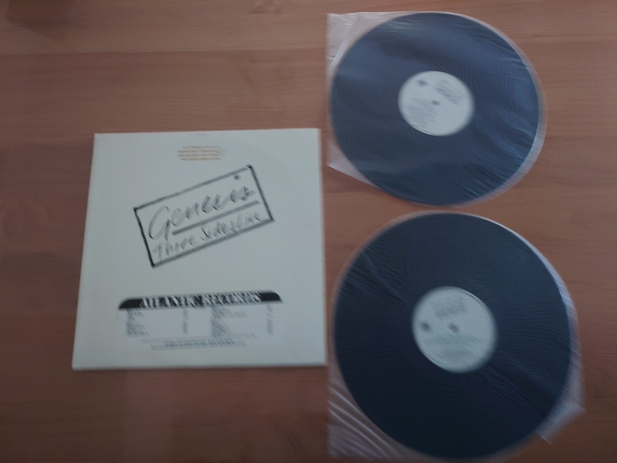★ジェネシス Genesis★スリー・サイズ・ライヴ Three Sides Live★シリアルナンバー入★中古LP★PROMO★SAMPLE★ジャケット経年汚れ拍卖
