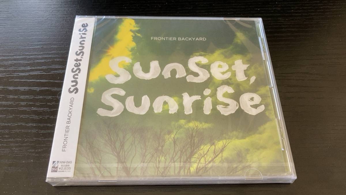 【未開封】 FRONTIER BACKYARD sunset, sunrise CD拍卖