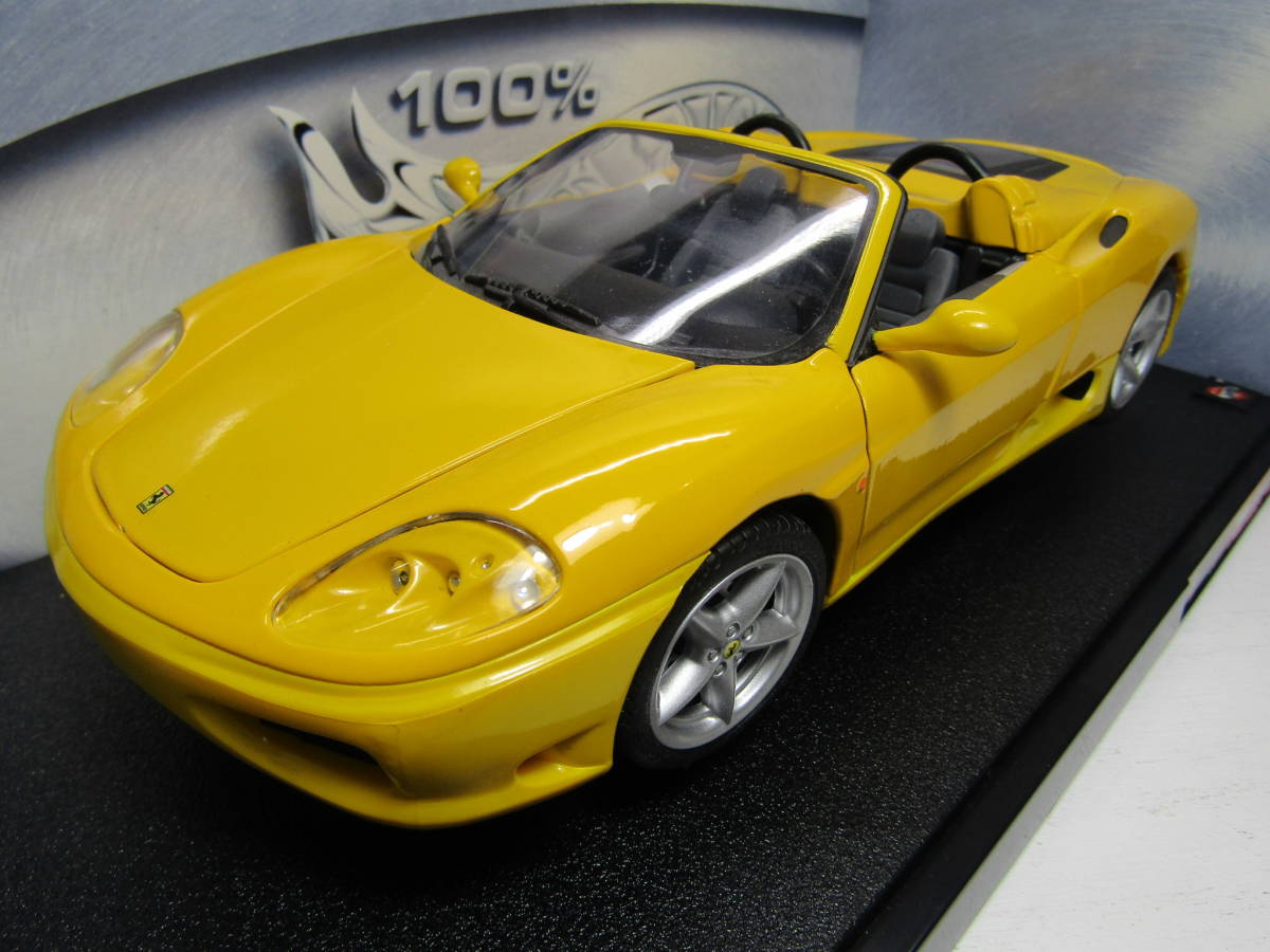 Ferrari 360 Modena Spider 1/18 フェラーリ 360 モデナ スパイダー ENZO PININFARINA V12 ピニンファリーナ マテル社製 美品拍卖