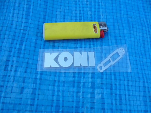 汎用 KONI ステッカー 金属製 新古品 ラ拍卖