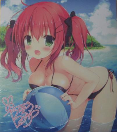 げっちゅ屋キャンペーン色紙 宮坂みゆ拍卖