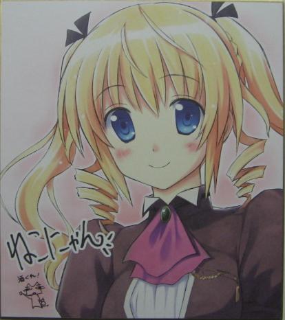 シュクレ/戯画 予約特典色紙拍卖