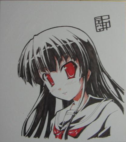 シークレットゲーム CODE:Revise/FLAT オフィシャル通販色紙拍卖