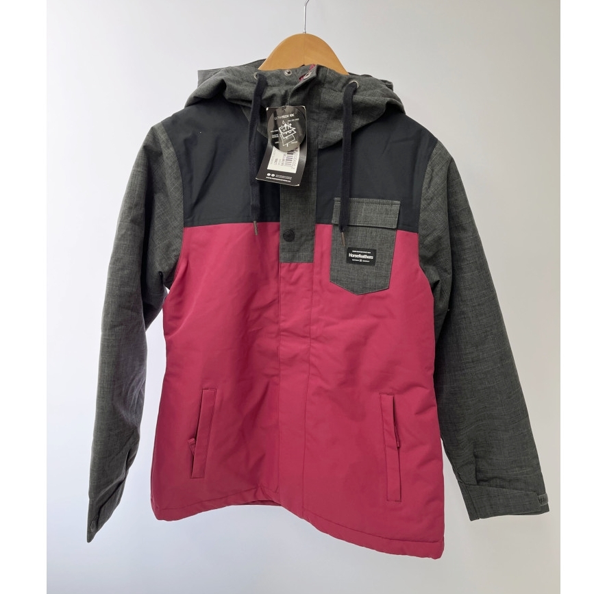 ◆◆ HORSEFEATHERS ホースフェザーズ レディース スキーウェア(ジャケット) Sサイズ SAOW172E グレー×レッド 未使用に近い拍卖