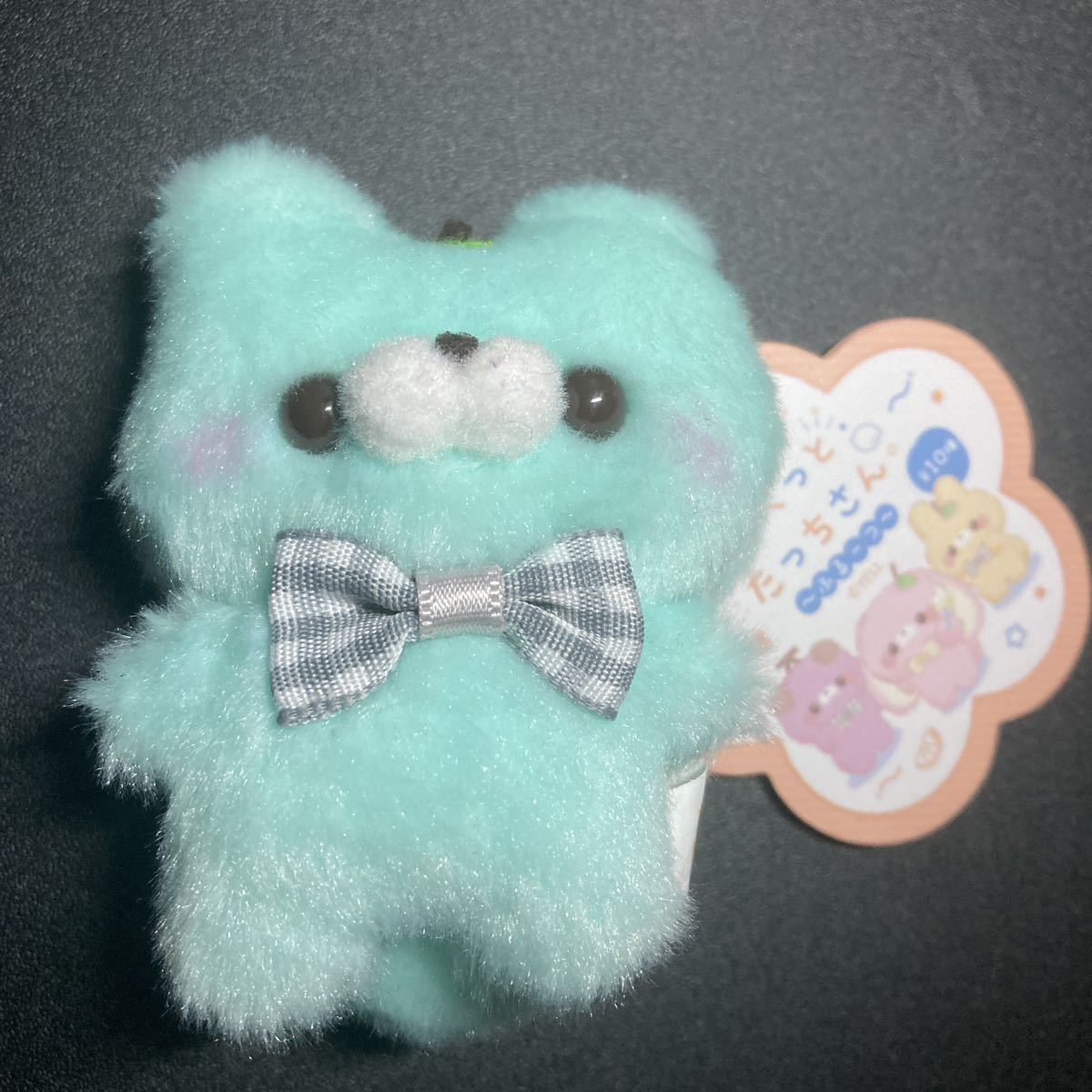 すくっとたっちさん おしおしからー くまさん みずいろ ぬいぐるみ マスコット キーホルダー ストラップ グッズ クマ 熊拍卖
