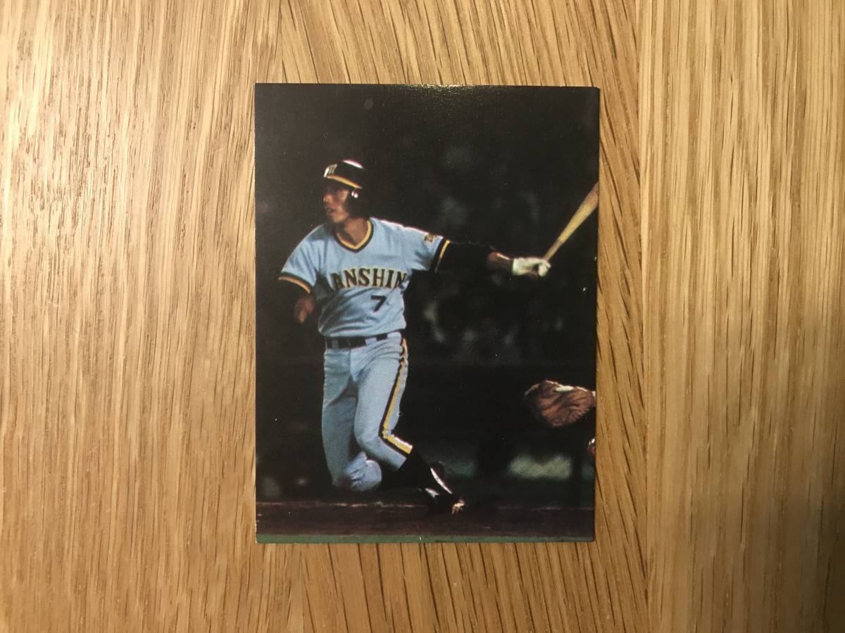 カルビー:’79プロ野球カード/タイガーズ/真弓明信拍卖