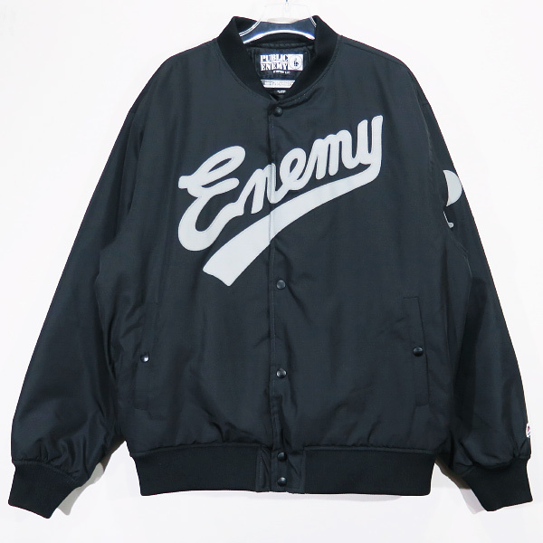NEIGHBORHOOD ネイバーフッド 23AW NH X PUBLIC ENEMY X MAJESTIC.BASEBALL JACKET パブリック エネミー ベースボール ジャケット dez拍卖