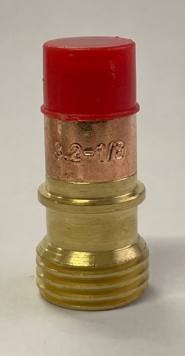 TIG溶接トーチ用ガスレンズコレットボディ3.2mm WP-17/18/26拍卖