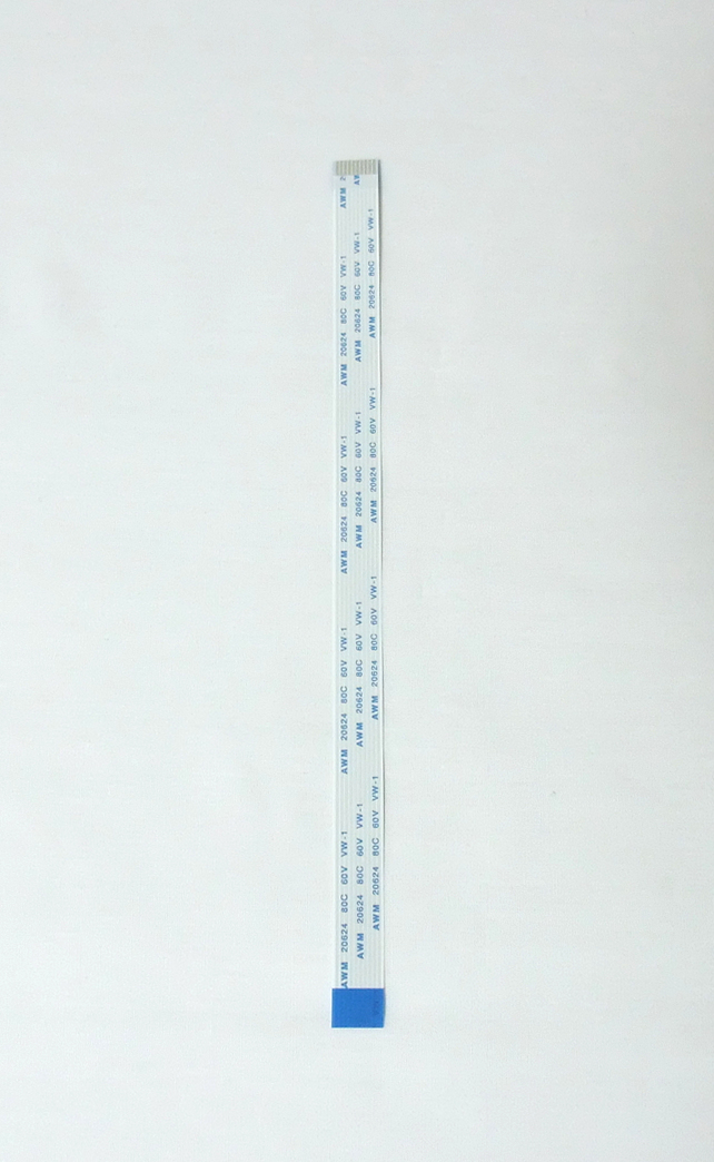 フレキシブルフラットケーブル1mmピッチ10ピン長さ20cm接続面反対2本セット(FFC、新品)拍卖