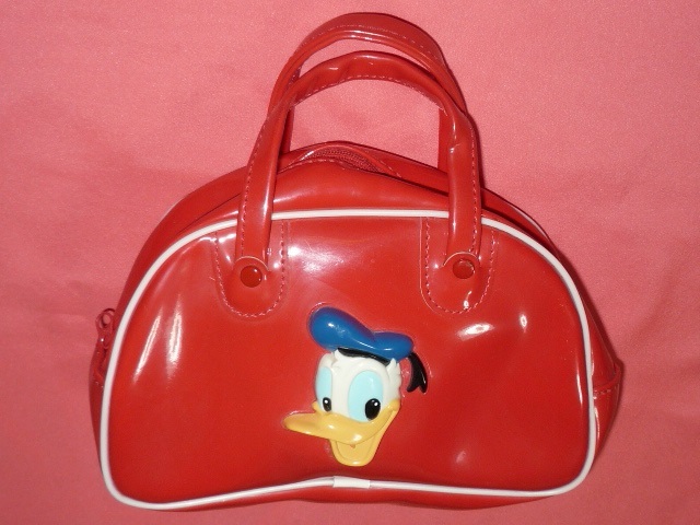 激レア!レトロ ディズニー ドナルドダック ポーチバッグ カバン☆拍卖