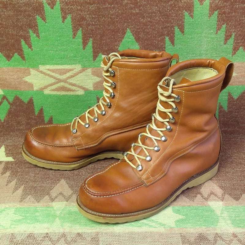 FOREMOST 【ペニーズ フォアモスト】 60s Work Boots / 60年代 ワーク ブーツ 9 モックトゥ ハンティング ビンテージ ヴィンテージ 50s70s拍卖