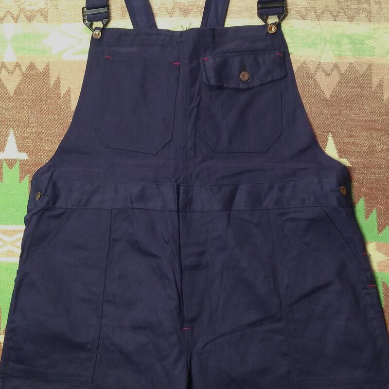 UKワーク 【Reamswear】 60s Dark Navy Cotton Twill Overalls / 60年代 オーバーオール コットンツイル ドリル ユーロ ビンテージ 50s70s拍卖