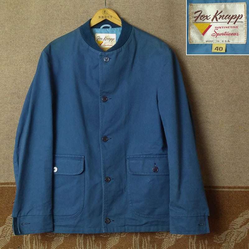 A-1型 【Fox Knapp】 60s Cotton Twill Jacket / 60年代 コットンツイル ジャケット 40 フォックス ナップ アメリカ製 ビンテージ 50s70s拍卖
