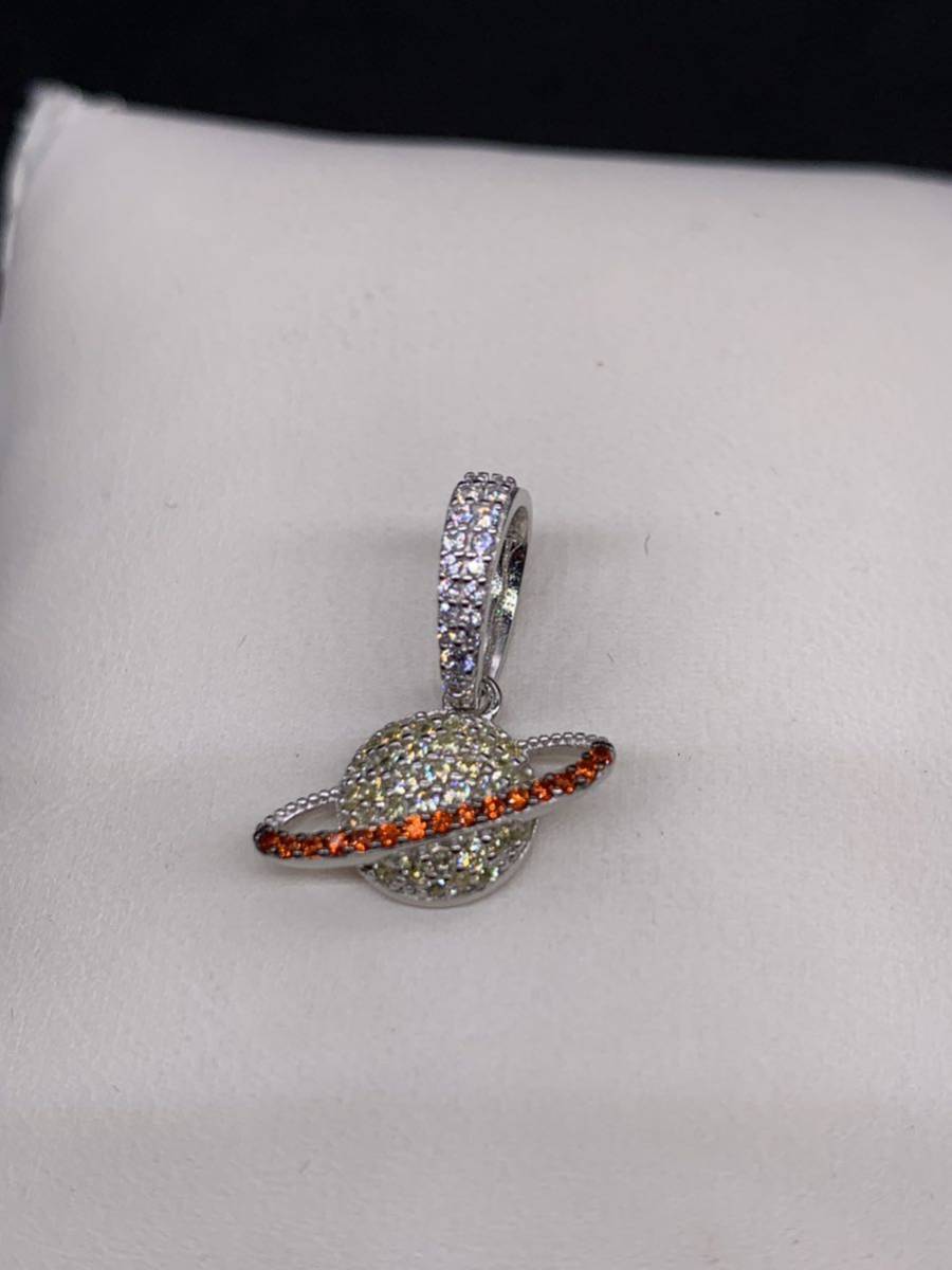 silver925 土星 プラネット 惑星 ネックレス スターリングシルバー拍卖