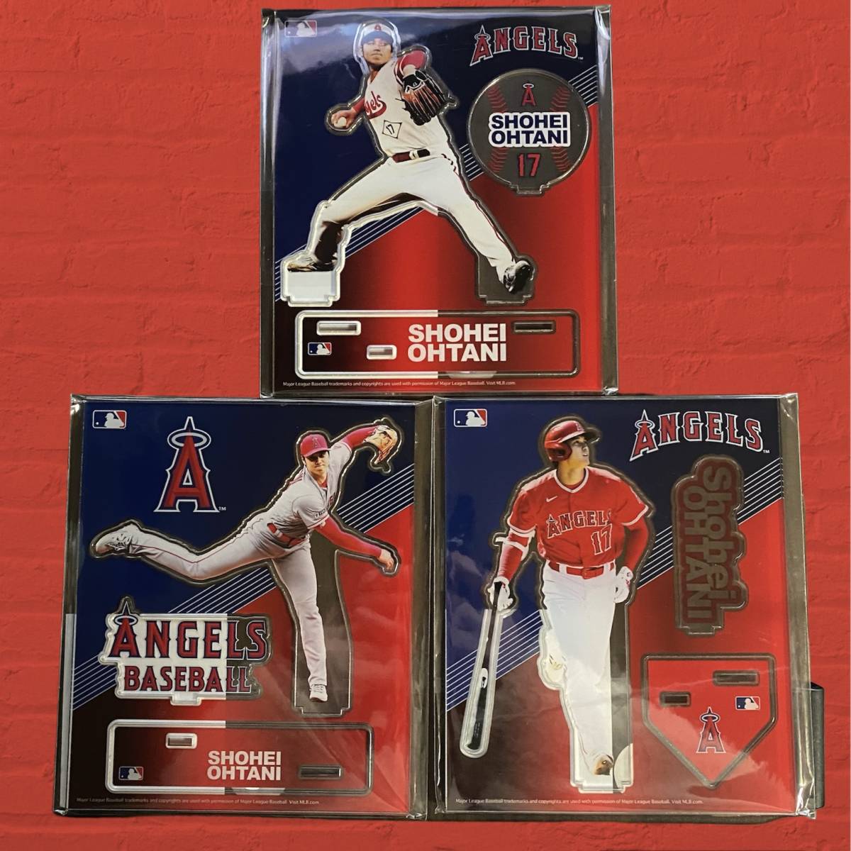 大谷翔平アクリルスタンド3点セット 郵便局限定グッズ 貴重品拍卖