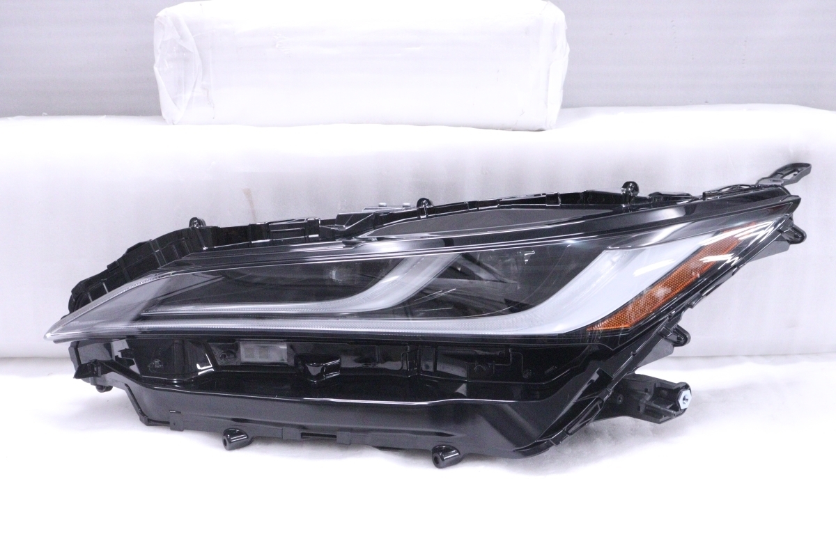 34-35★極上品★LED MXUA80 ハリアー★左ヘッドライト KOITO 48-233 打刻:7H ユニット ブラック 純正★トヨタ (RO)拍卖