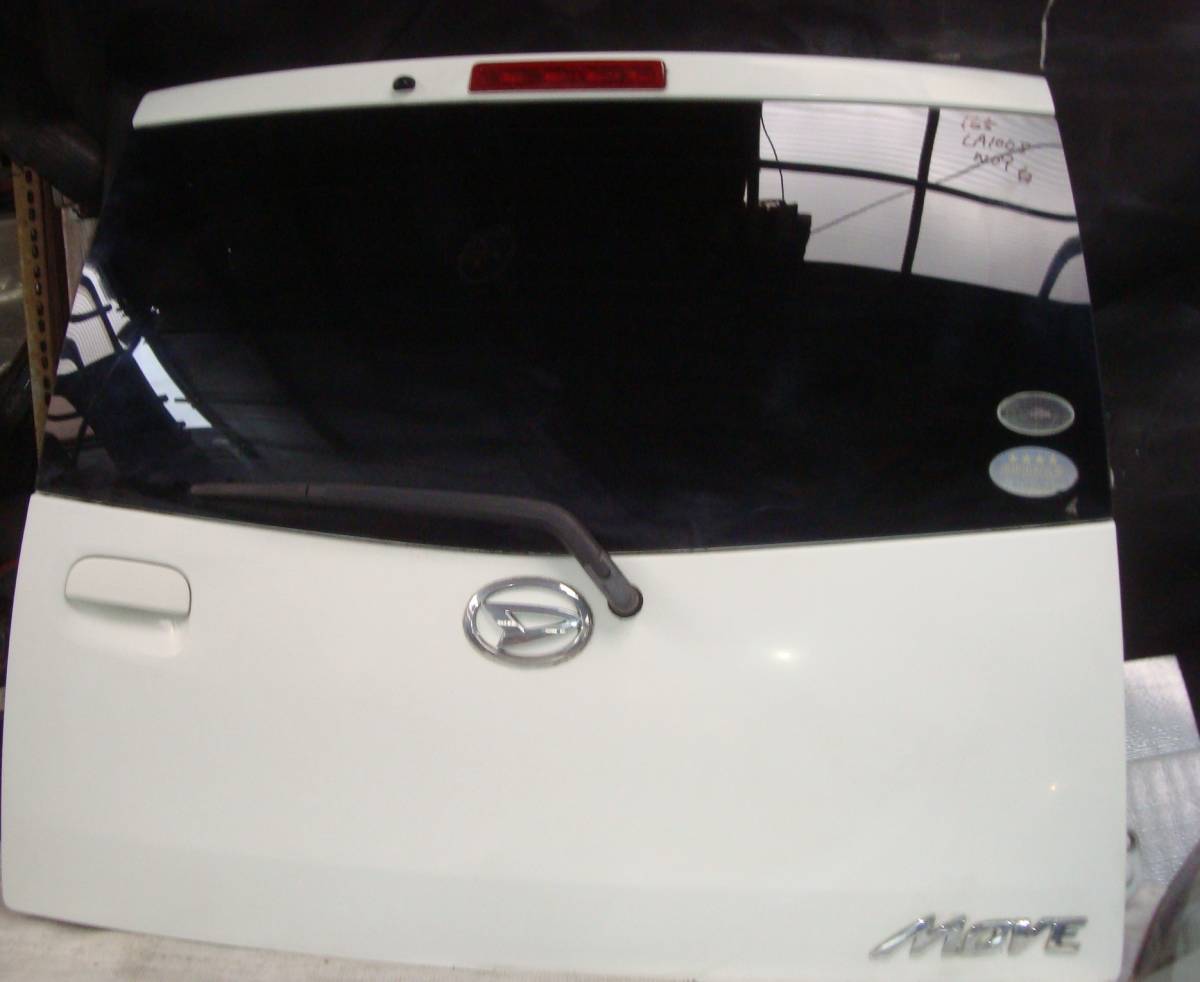 165 ムーヴ LA100S リアゲート バックドア 白 W09 拍卖