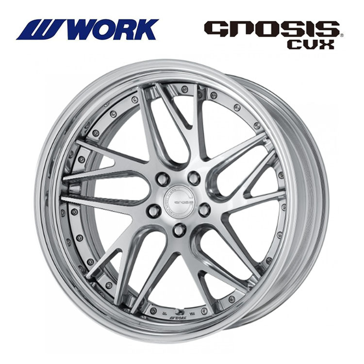 送料無料 ワーク GNOSIS CVX STEP RIM ディープコンケイブ STANDARD Hdisk 11J-21 +38~-63 5H-100 【2本セット 新品】拍卖