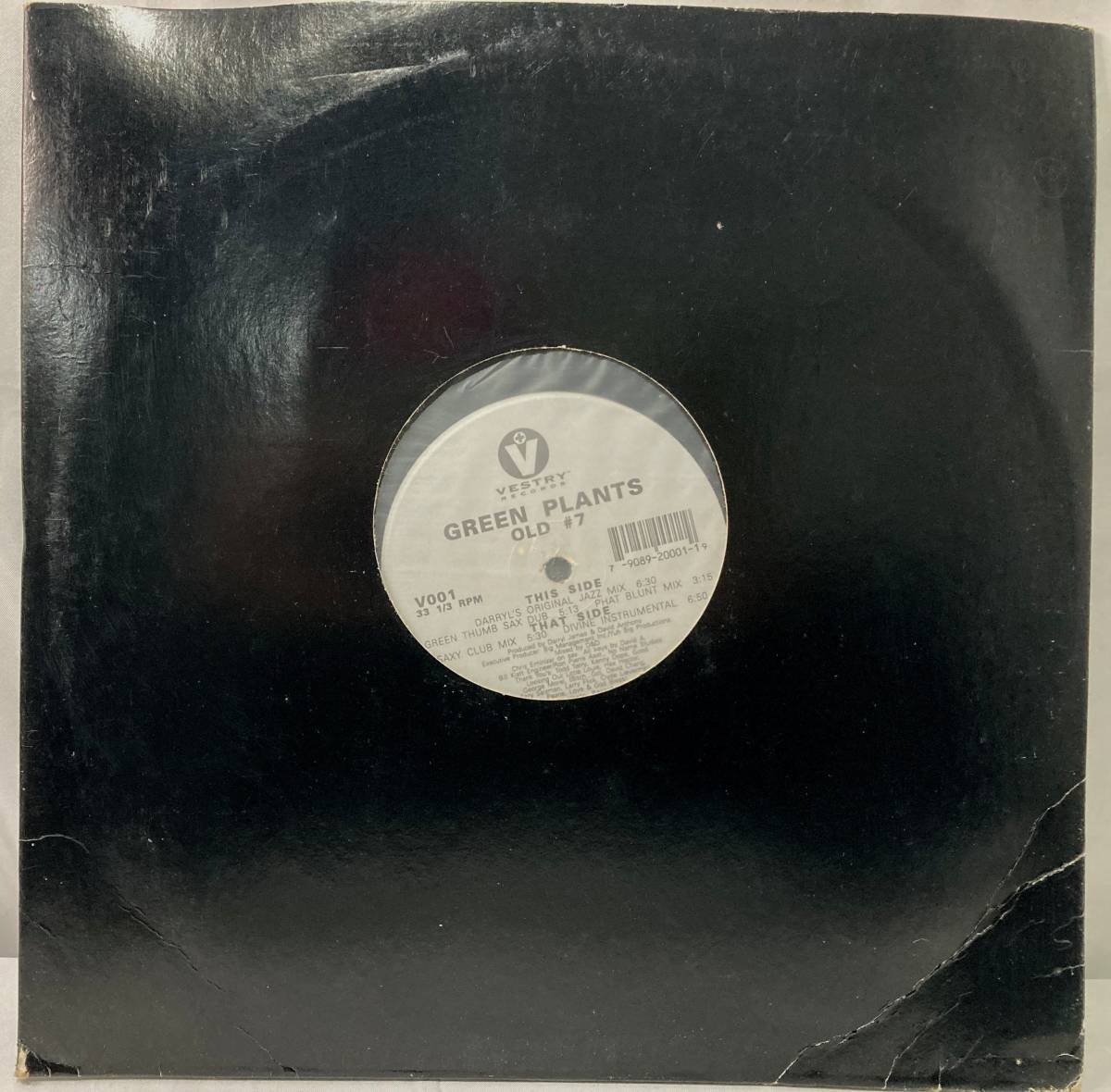 Green Plants Old # 7【US盤/試聴検品済】90's/Electronic/House/12inchシングル拍卖