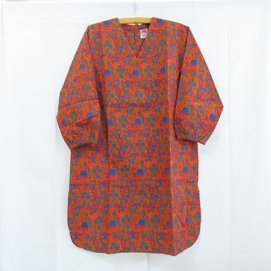 〓 新品 〓 割烹着 〓 エプロン タブリエ エスニック アジアン ガーデニング おしゃれ 割ぽう着 かっぽう着 かっぽうぎ 〓A897拍卖